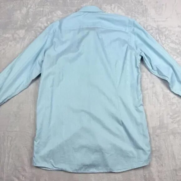 ETON Men’s Dress Shirt - Light Blue Micro-Stripe - Size 41/16, Contemporary Fit - Picture 3 of 11